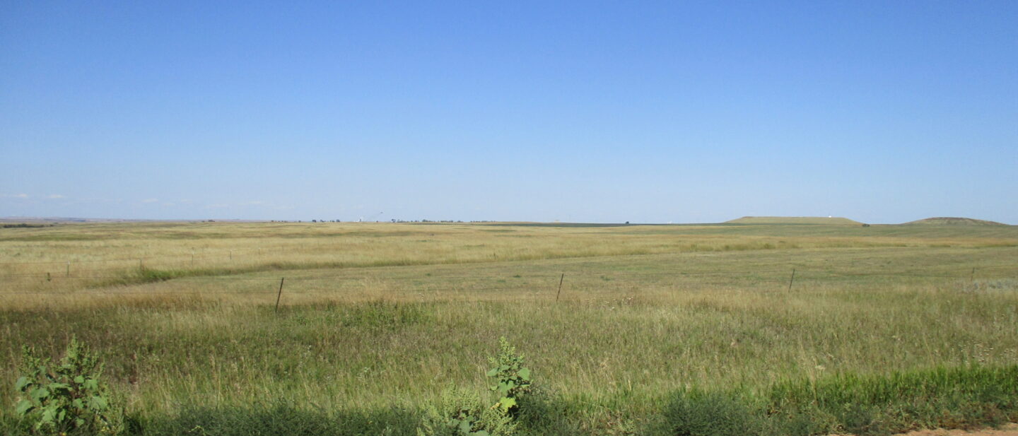 South side of land looking towards coal mine