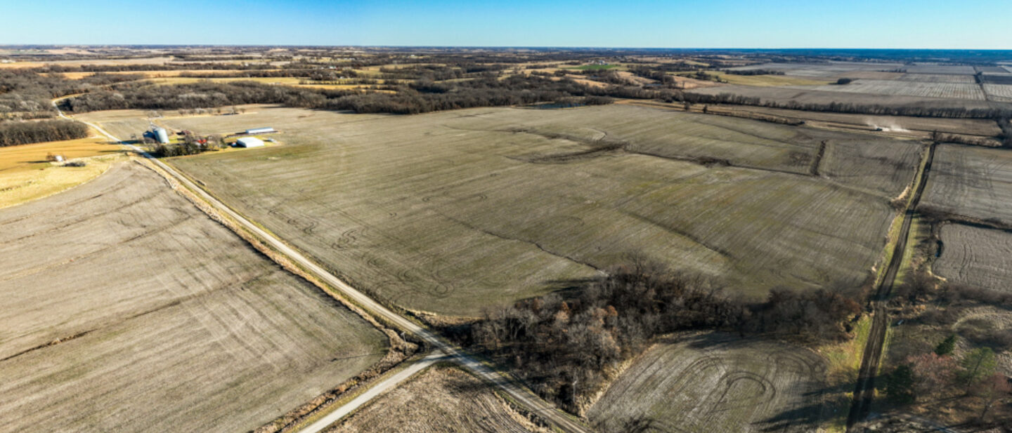 Aerial of Tract 2 from NW