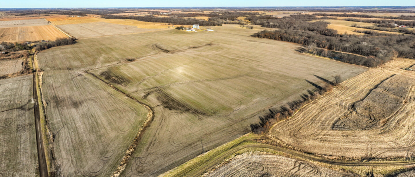 Aerial of Tract 2 from SW