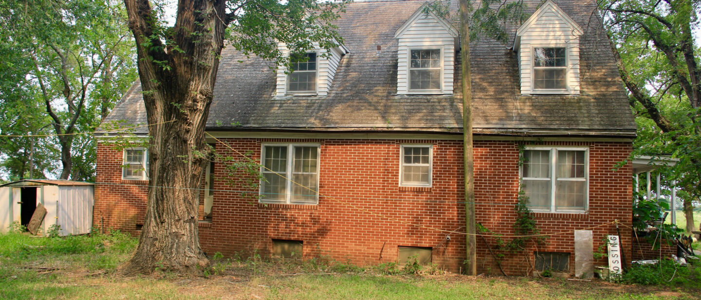 Back of the home