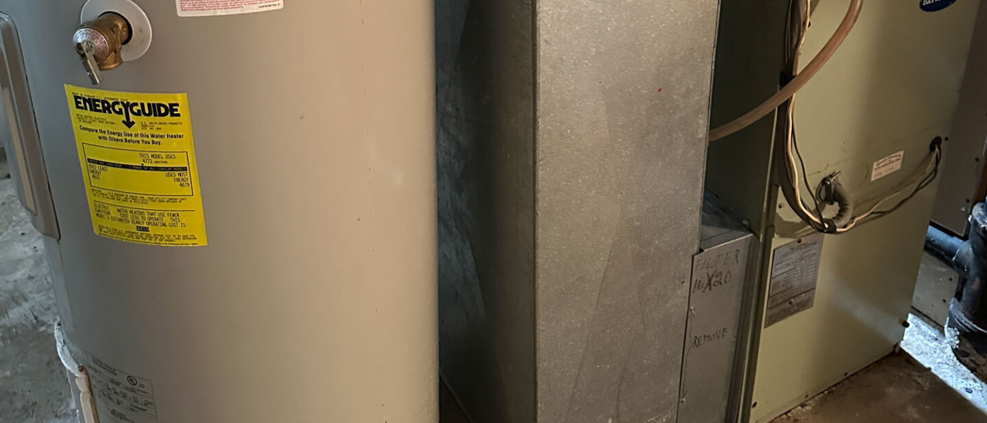 Basement HVAC and plumbing