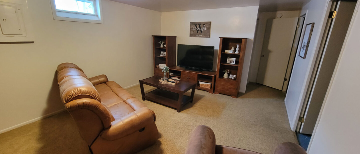 Basement family room