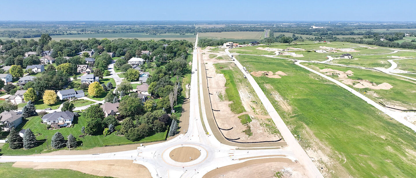 Blondo Looking West to Property