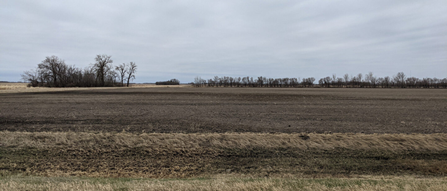 Facing south on east side