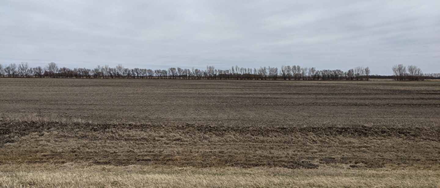 Facing south on west side