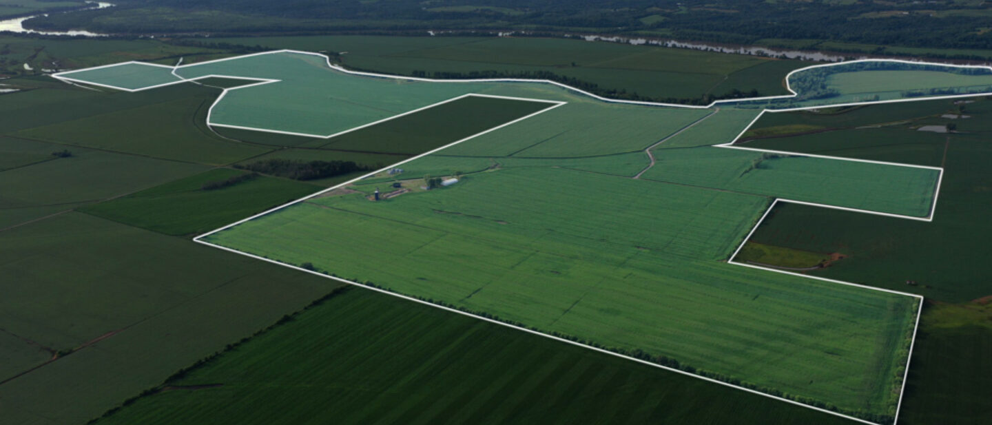 Full Farm Highlighted Aerial Summer Pic