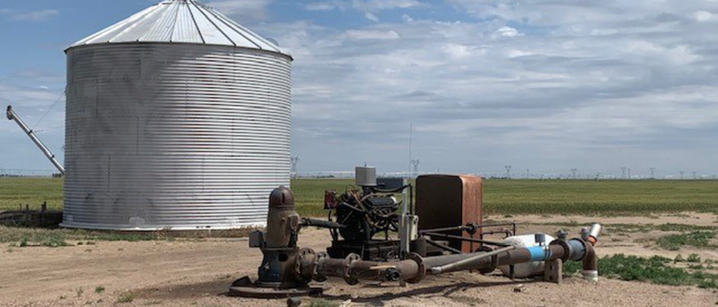 Grain Bin and Irrigation Well