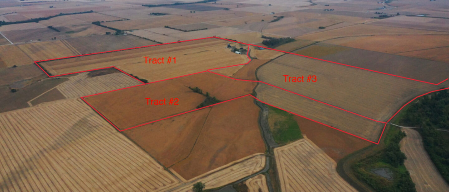 Highlighted Aerial of Tracts 12 3