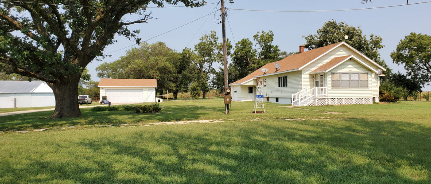 House and detached garage