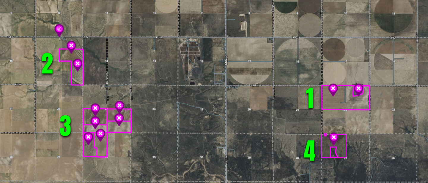 Numbered Map