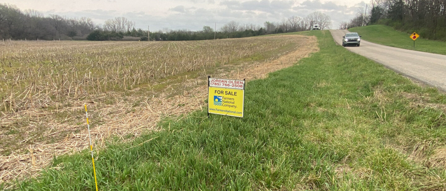 Road view looking East