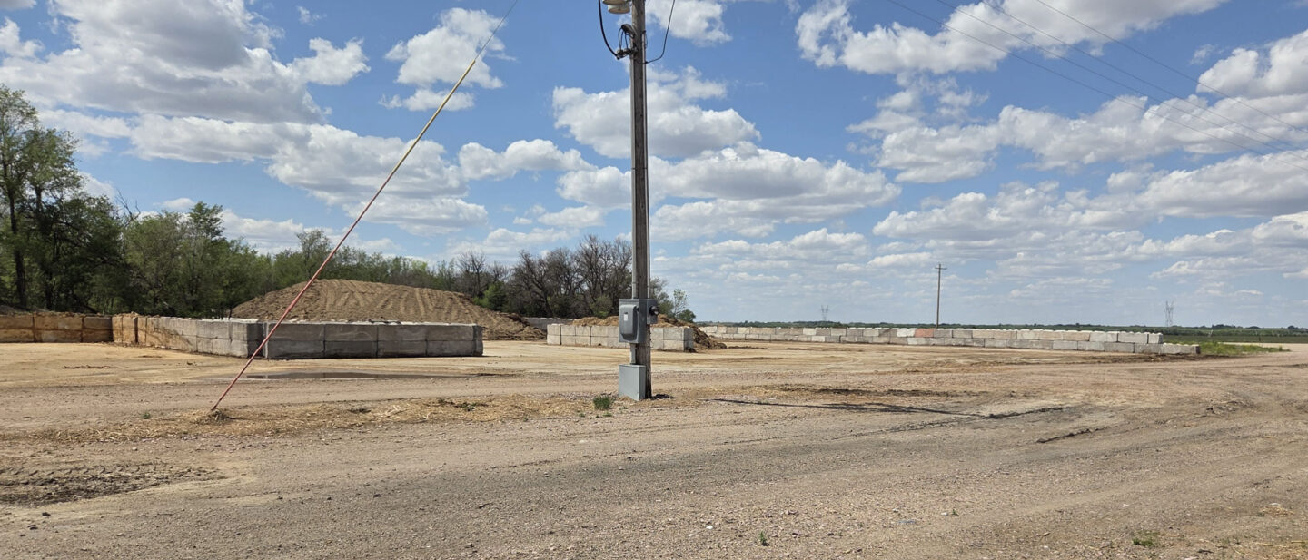 Feed storage area