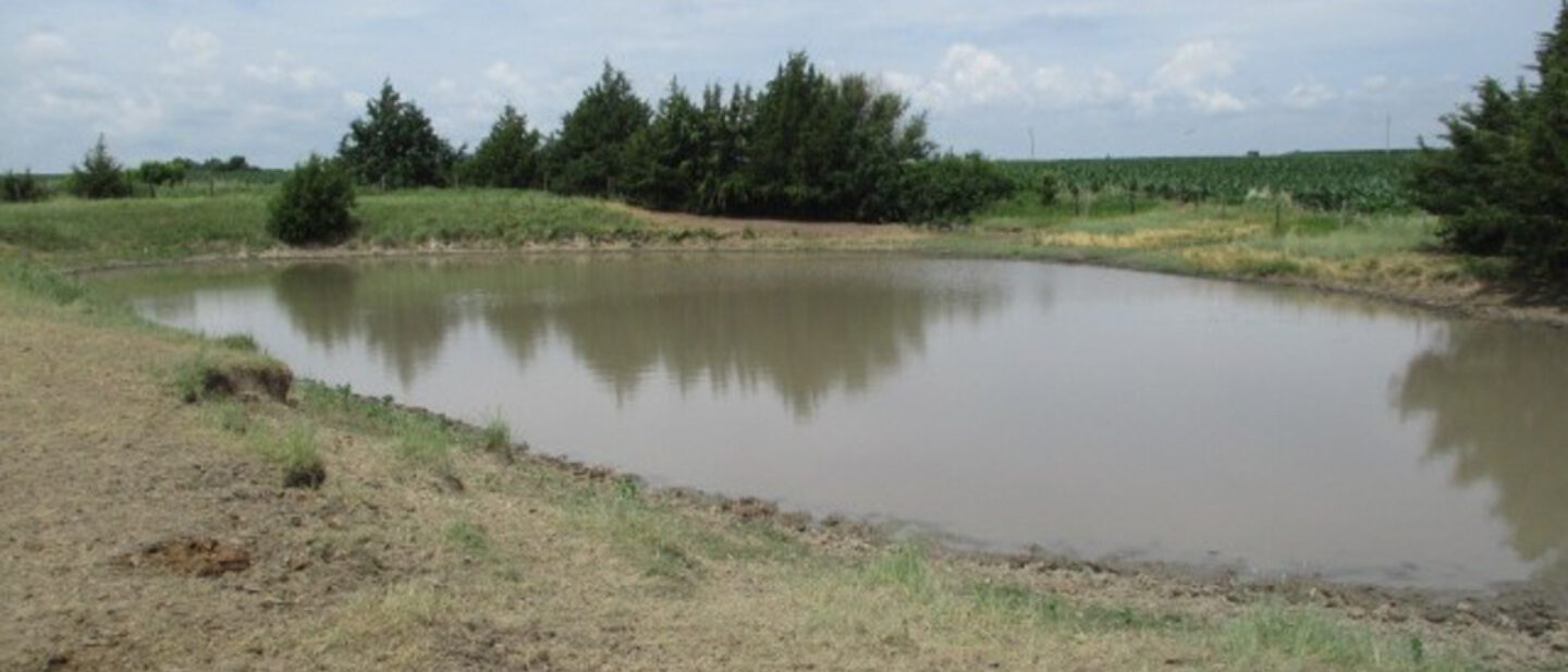 Pasture dam