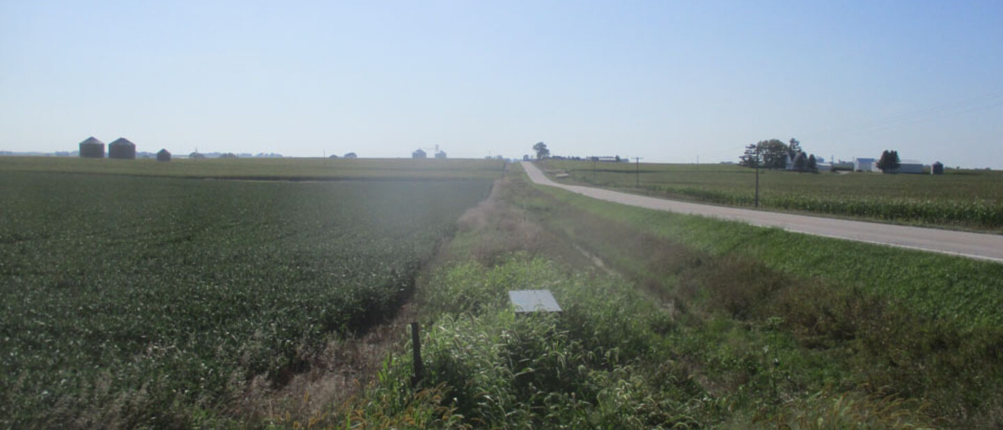 Property lies along pavement Highway D41