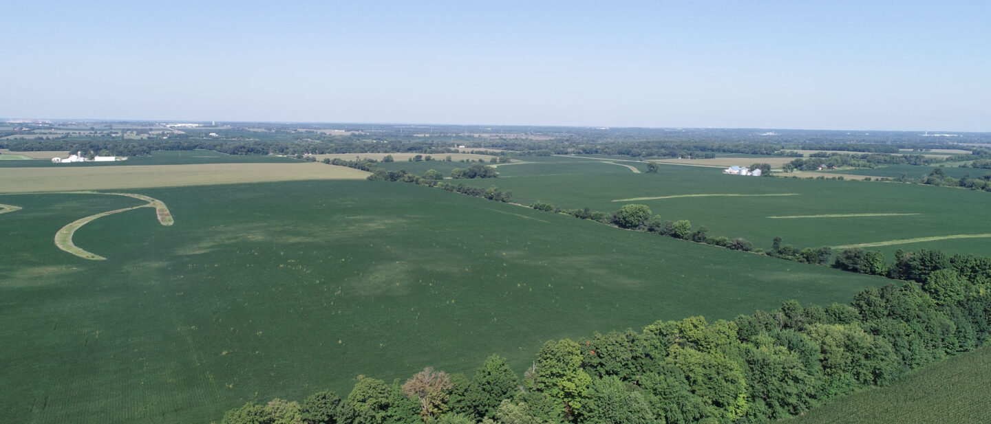 Tract 1 SE corner drone