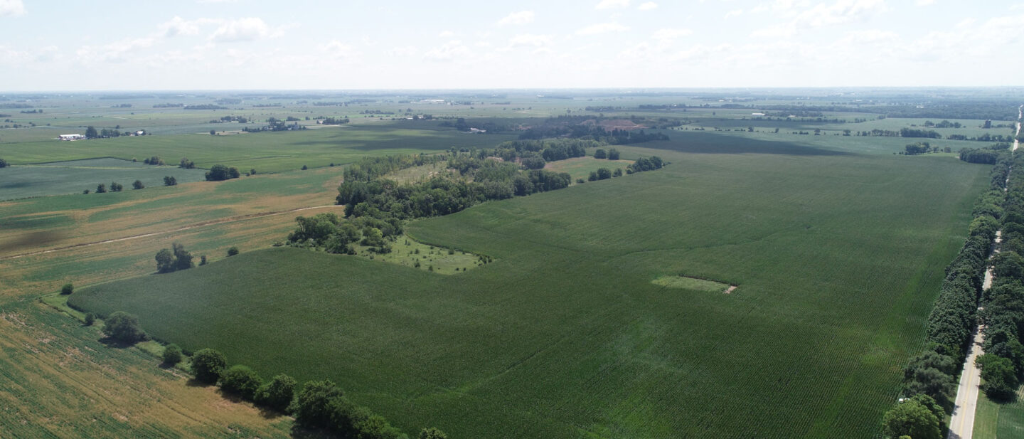 Tract 3 NW corner drone 2